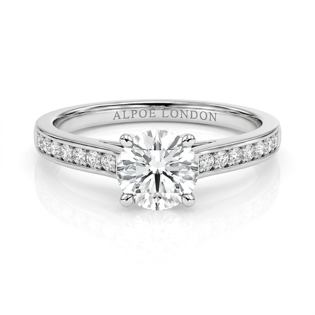 Channel Set engagement ring