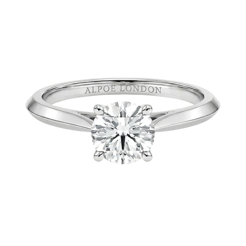 Knife Edge engagement ring